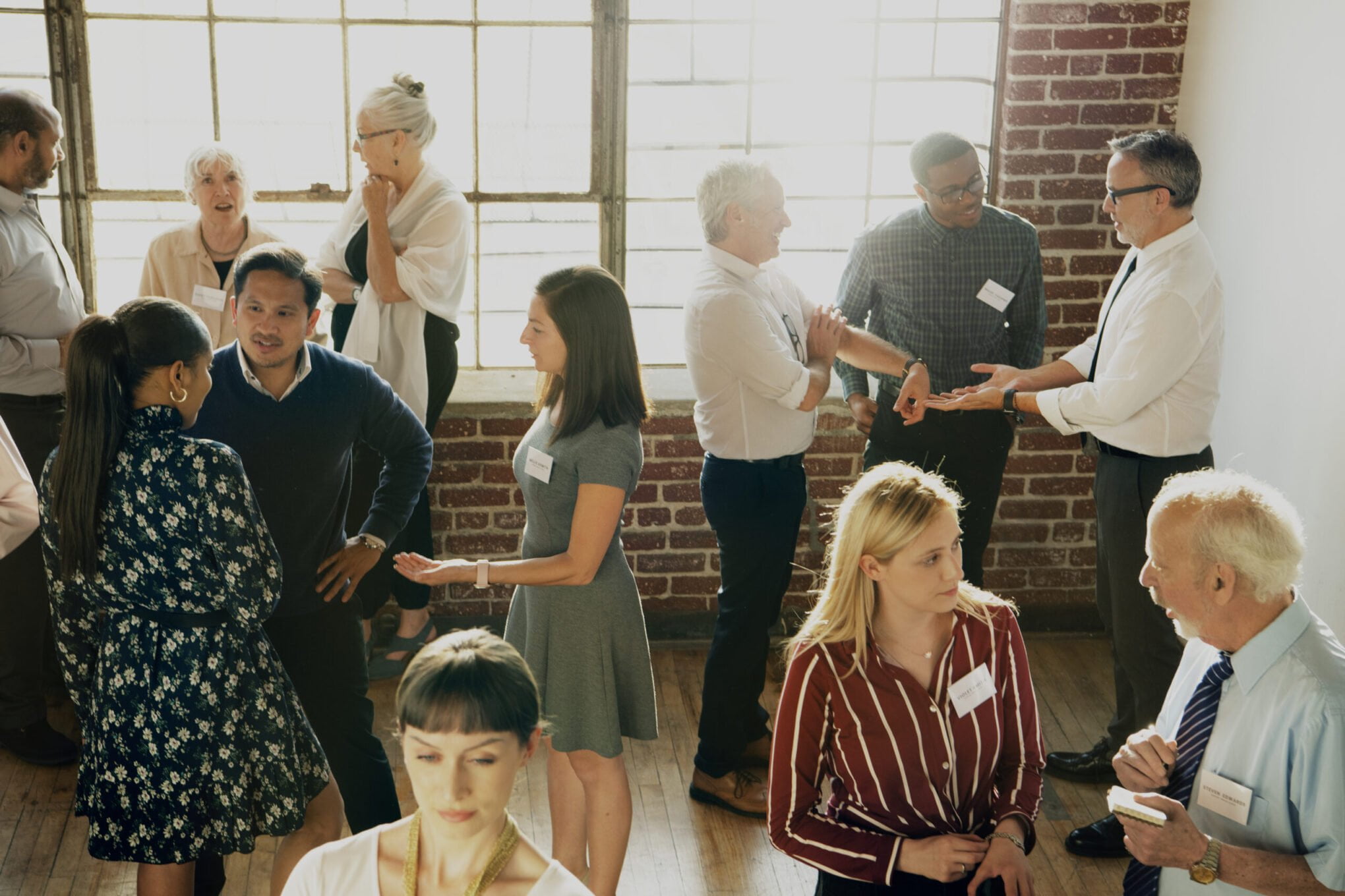 Businesspeople in a business conference