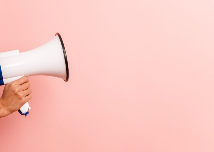 megaphone signifying an announcement